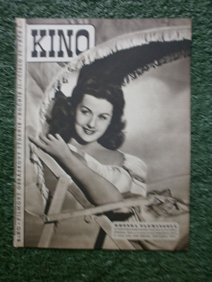 KINO (Czech) magazine side cover Issue 29   1947