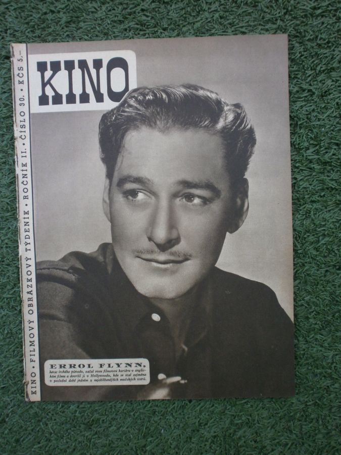 KINO (Czech) magazine side cover Issue 30   1947