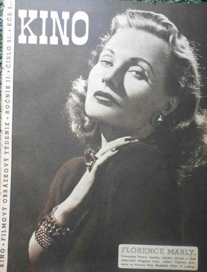 KINO (Czech) magazine side cover Issue 31   1947