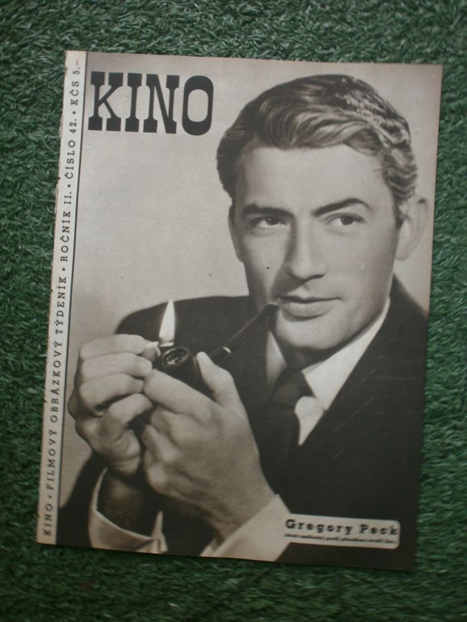 KINO (Czech) magazine side cover Issue 42   1947