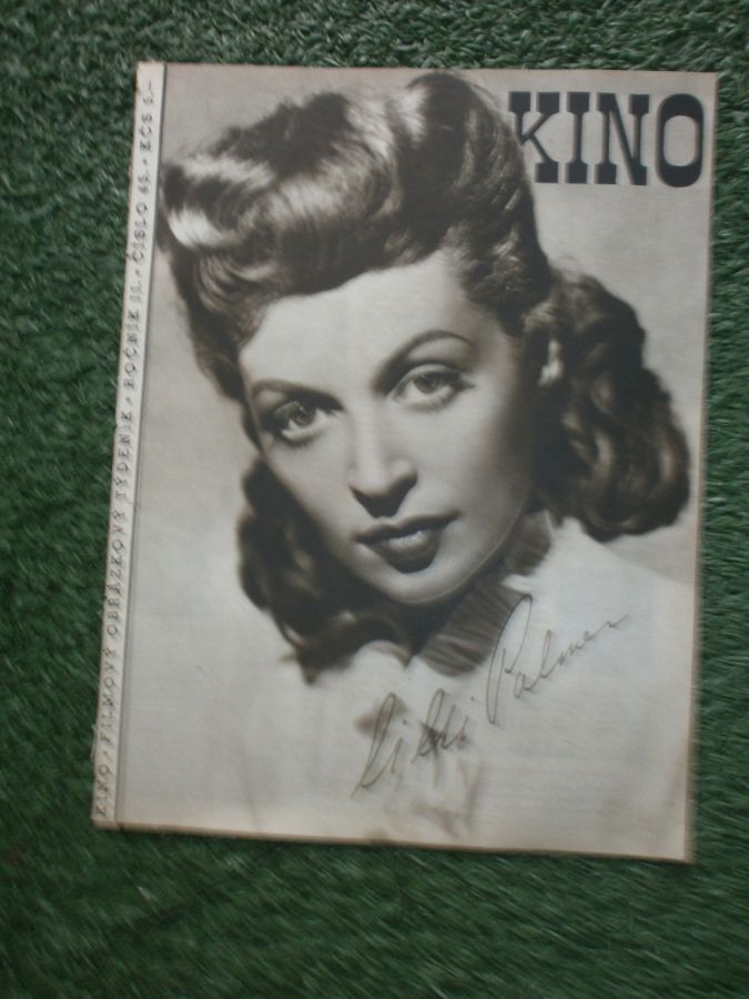 KINO (Czech) magazine side cover Issue 45   1947