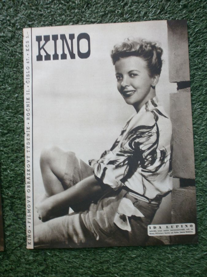 KINO (Czech) magazine side cover Issue 47   1947