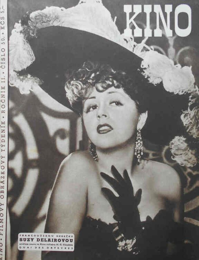 KINO (Czech) magazine side cover Issue 50   1947