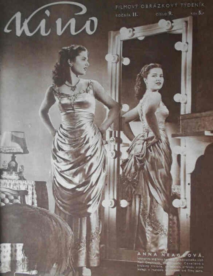 KINO (Czech) magazine side cover Issue 9   1947