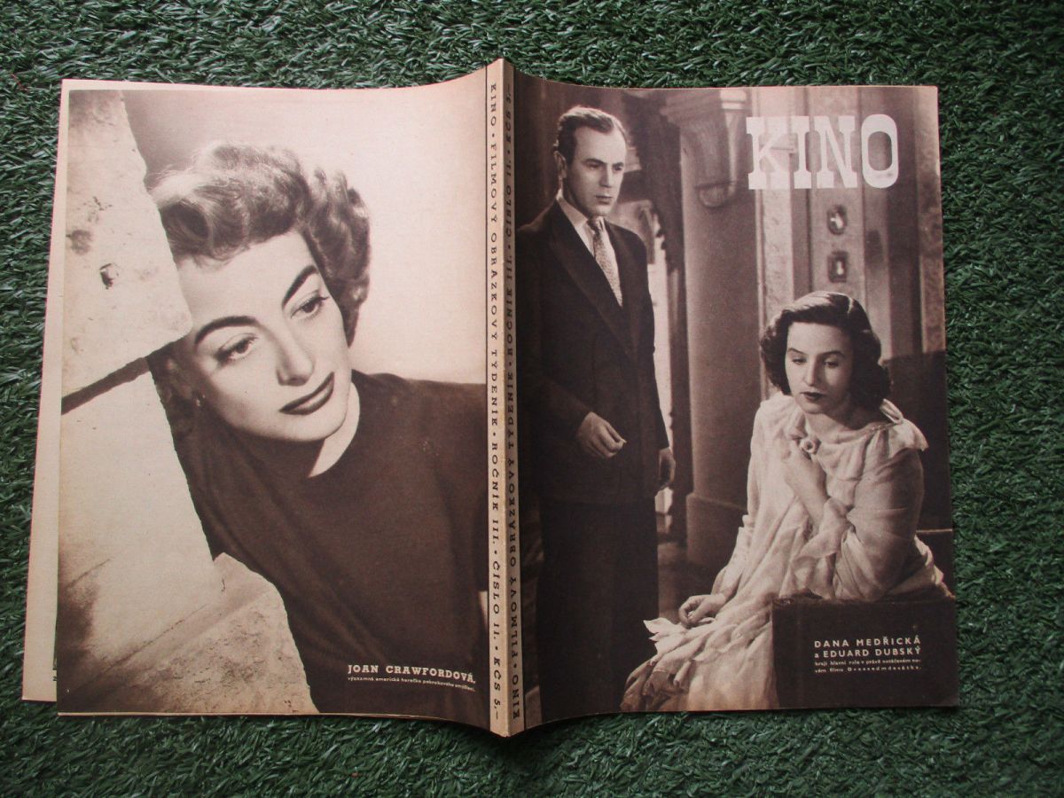 KINO (Czech) magazine side cover Issue 11   1948
