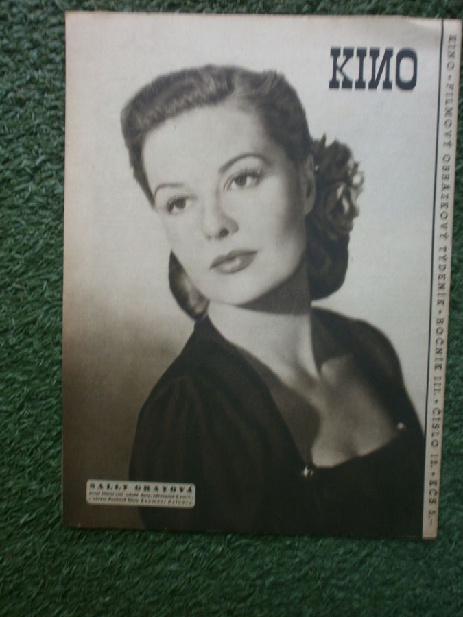 KINO (Czech) magazine side cover Issue 12   1948