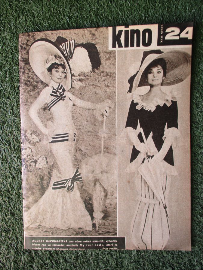 KINO (Czech) magazine side cover Issue 24   1964