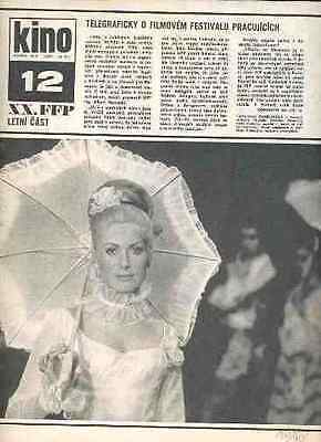 KINO (Czech) magazine side cover Issue 12   1965
