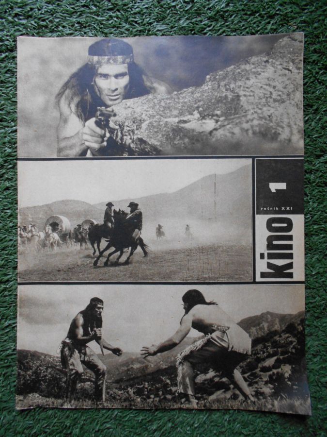 KINO (Czech) magazine side cover Issue 1   1966