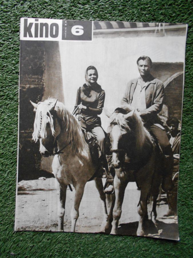 KINO (Czech) magazine side cover Issue 6   1966