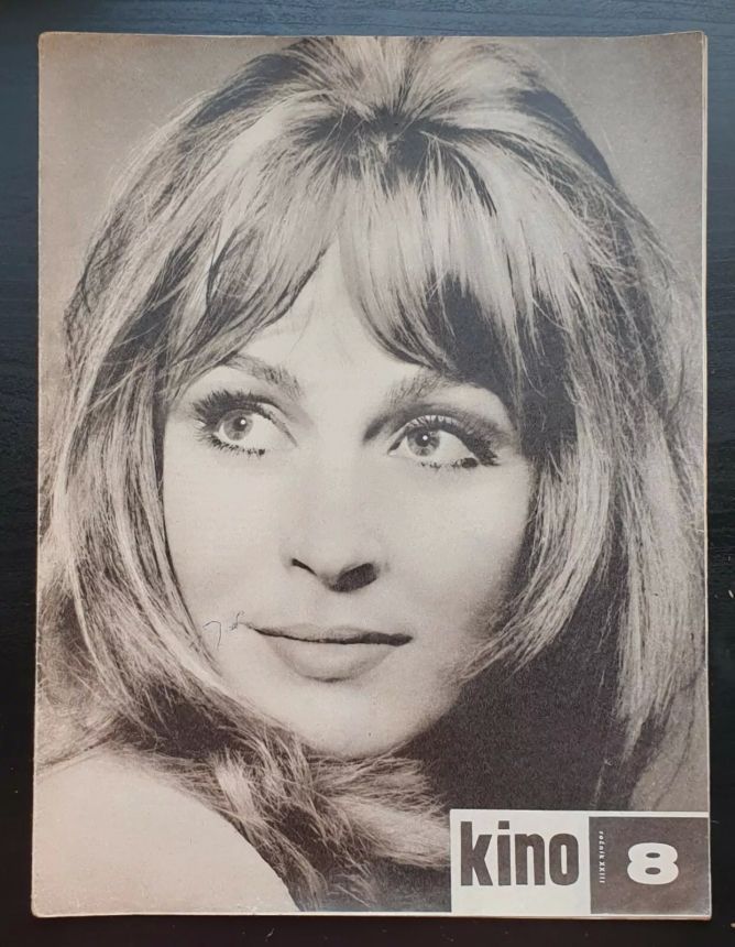 KINO (Czech) magazine side cover Issue 8  April 1968