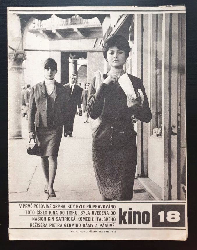 KINO (Czech) magazine side cover Issue 18  September 1968