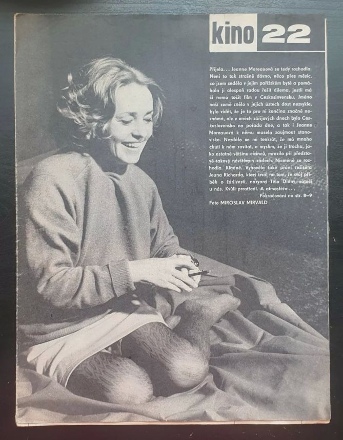KINO (Czech) magazine side cover Issue 22  November 1968