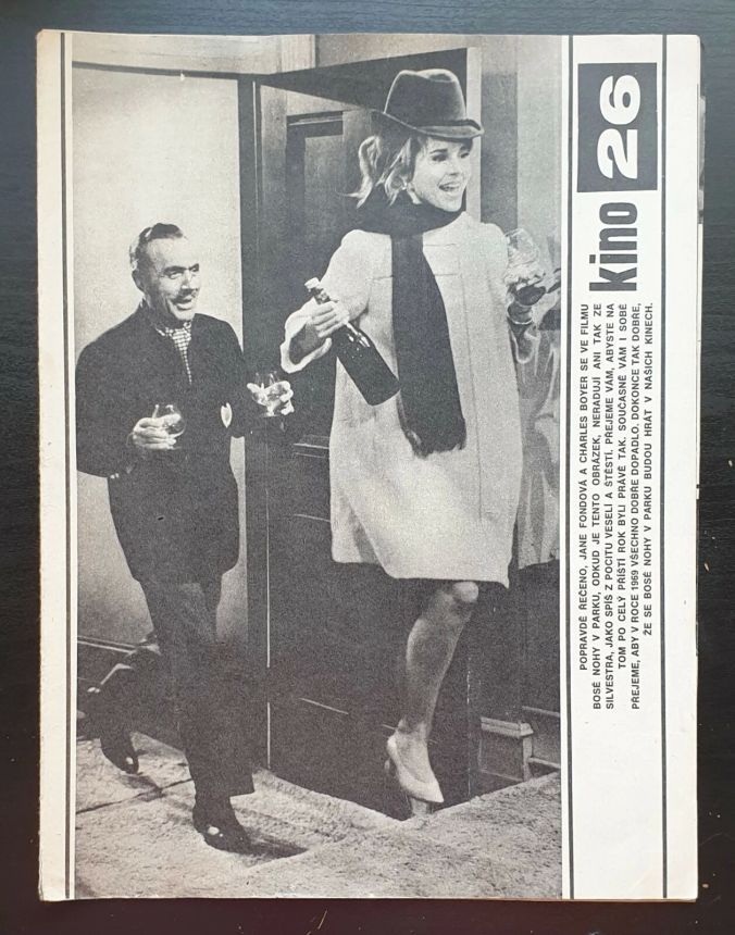 KINO (Czech) magazine side cover Issue 26  December 1968