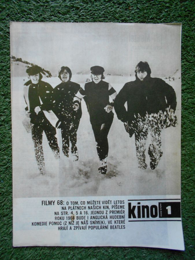 KINO (Czech) magazine side cover Issue 1   1968