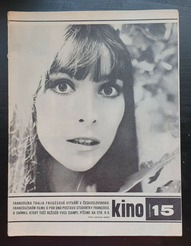 KINO (Czech) magazine side cover Issue 15   1968