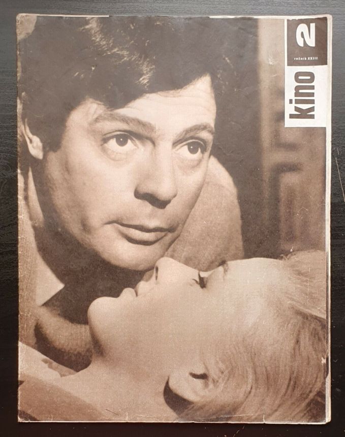 KINO (Czech) magazine side cover Issue 2   1968