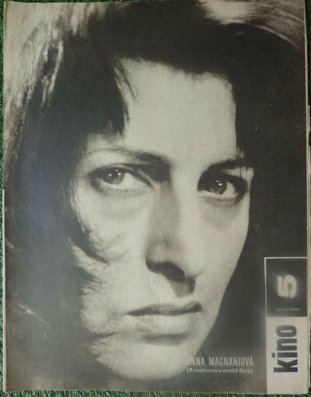 KINO (Czech) magazine side cover Issue 5   1968
