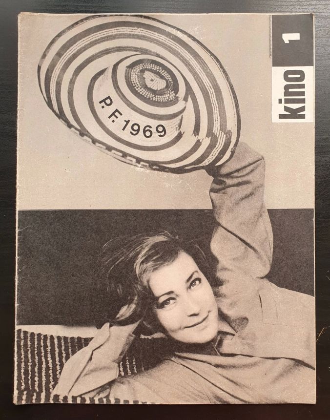 KINO (Czech) magazine side cover Issue 1  January 1969