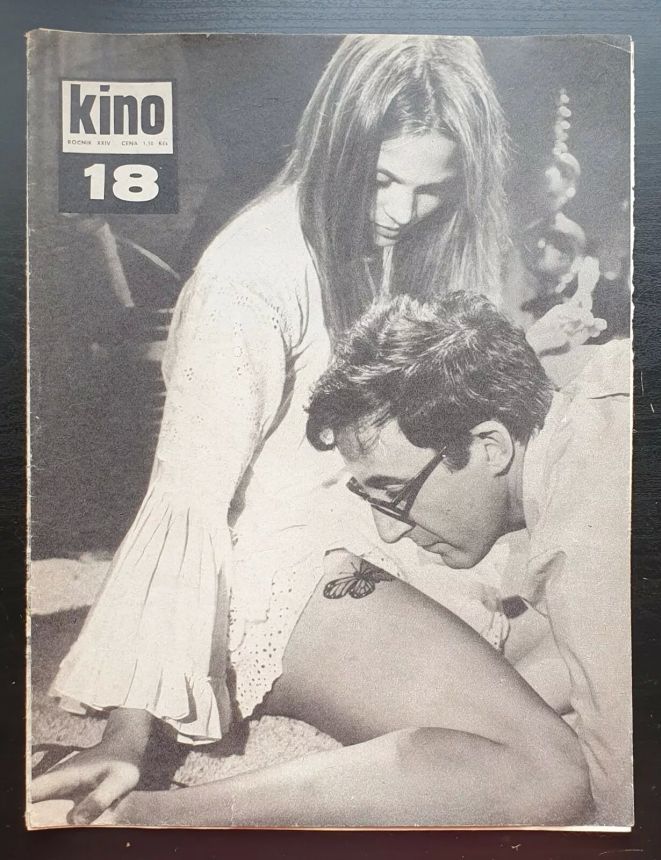 KINO (Czech) magazine side cover Issue 18  September 1969