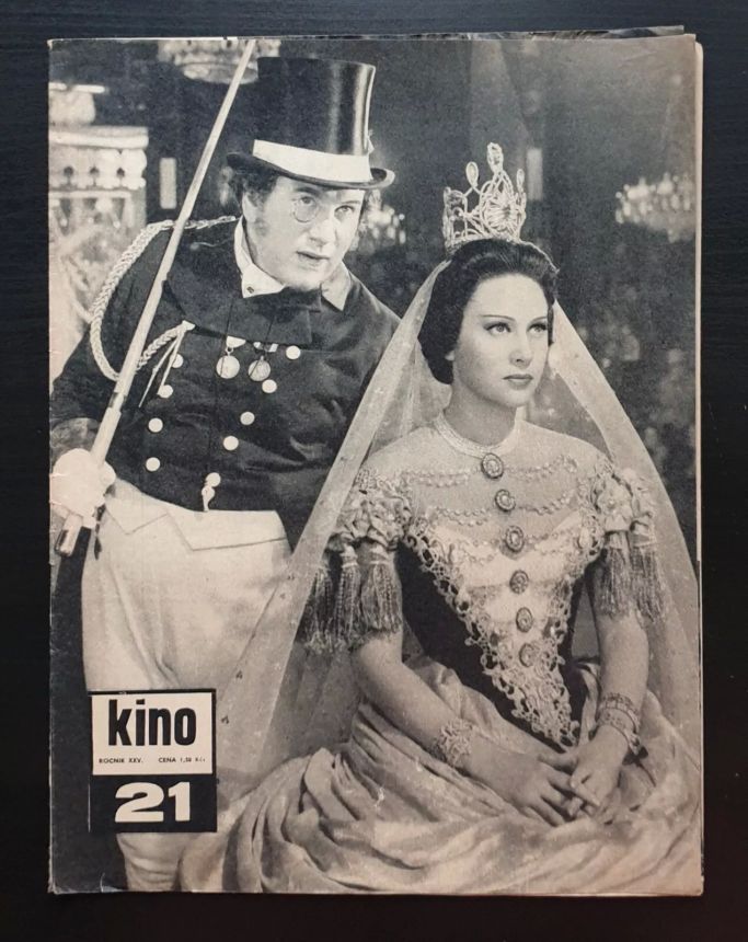 KINO (Czech) magazine side cover Issue 21   1970