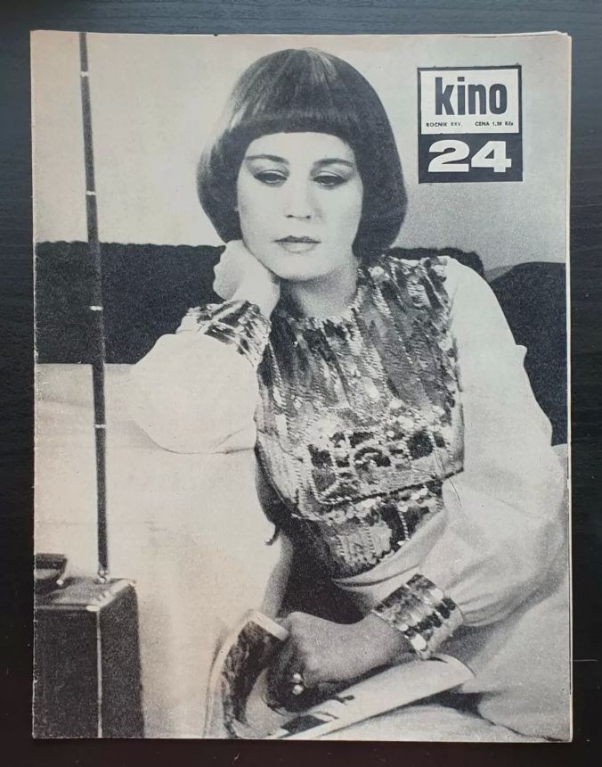 KINO (Czech) magazine side cover Issue 24   1970