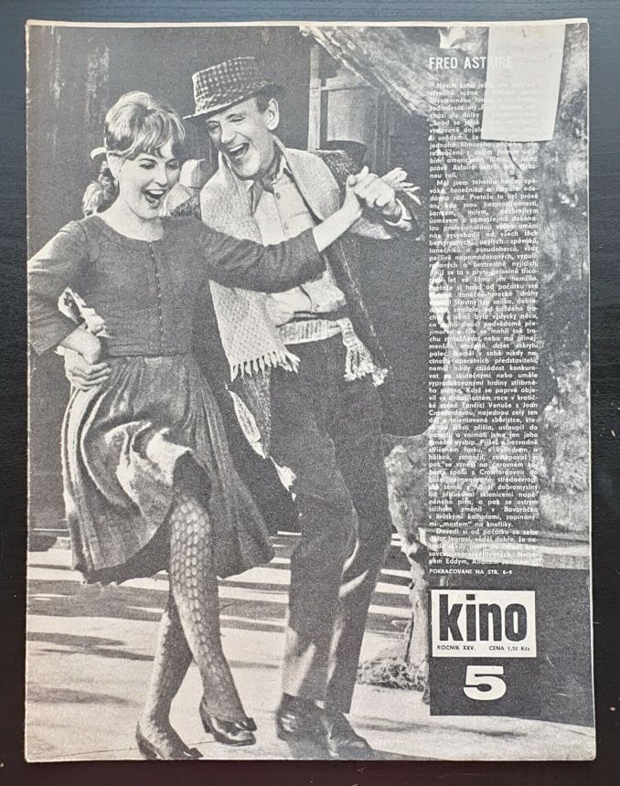 KINO (Czech) magazine side cover Issue 5   1970