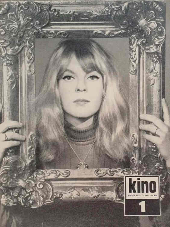 KINO (Czech) magazine side cover Issue 1   1971