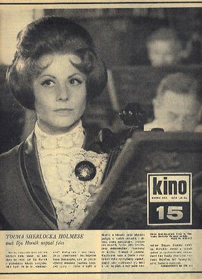 KINO (Czech) magazine side cover Issue 15   1971