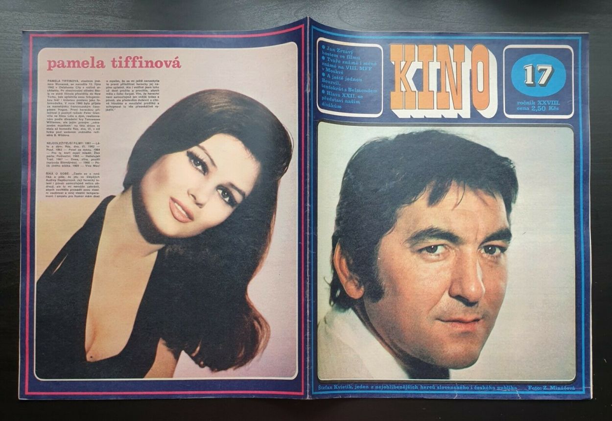 KINO (Czech) magazine side cover Issue 17   1973