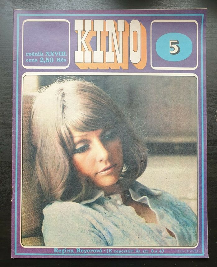 KINO (Czech) magazine side cover Issue 5   1973