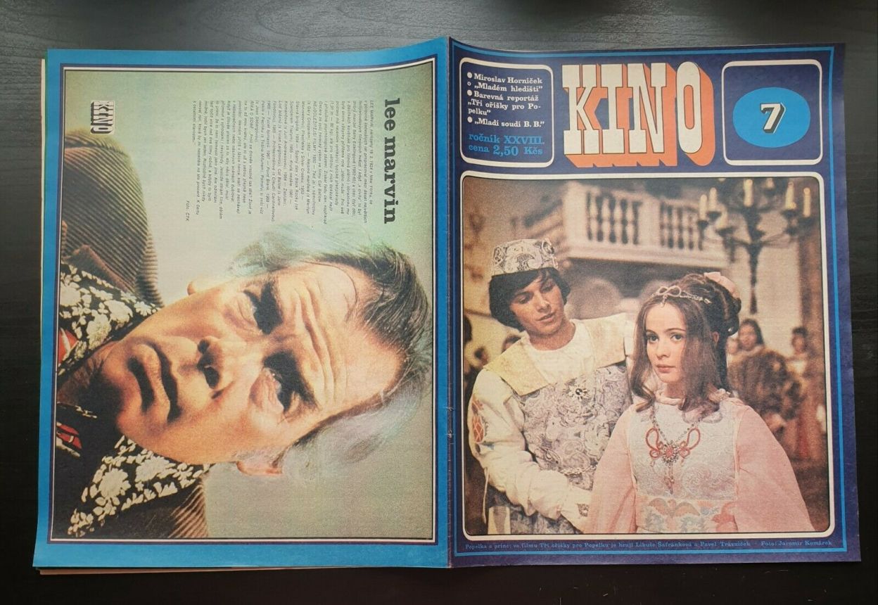 KINO (Czech) magazine side cover Issue 7   1973