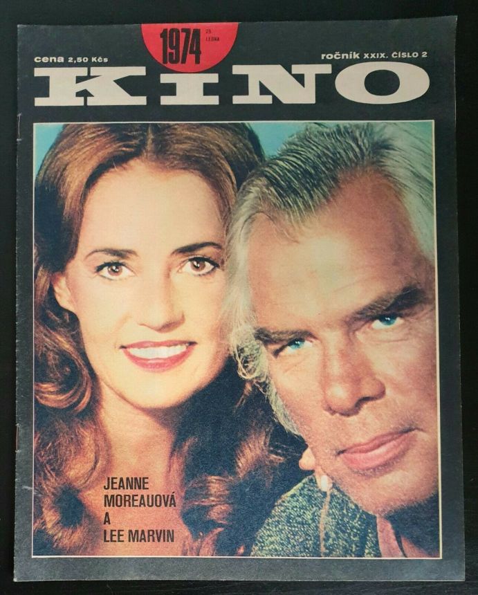 KINO (Czech) magazine side cover Issue 2   1974