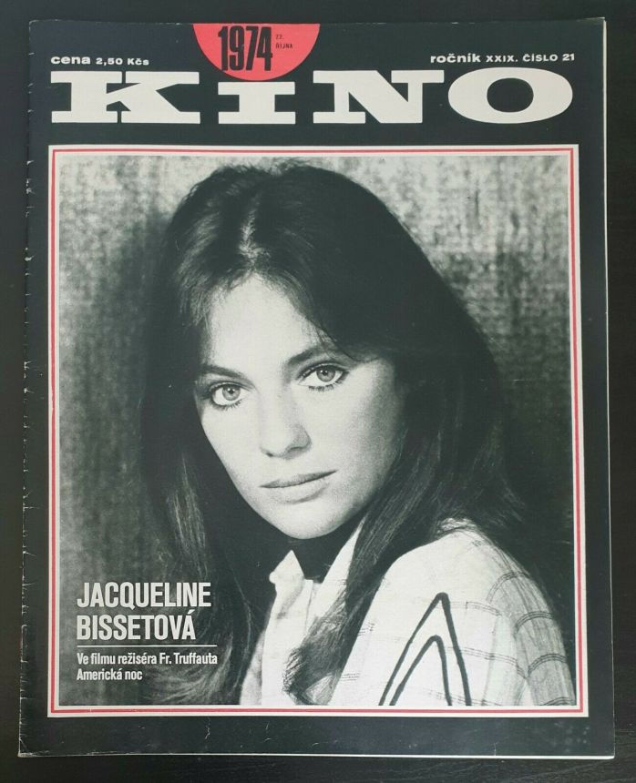 KINO (Czech) magazine side cover Issue 21   1974