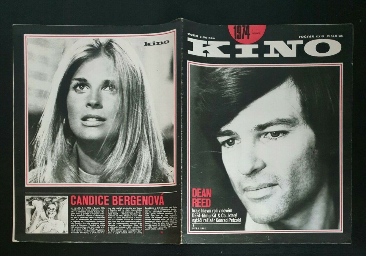 KINO (Czech) magazine side cover Issue 24   1974