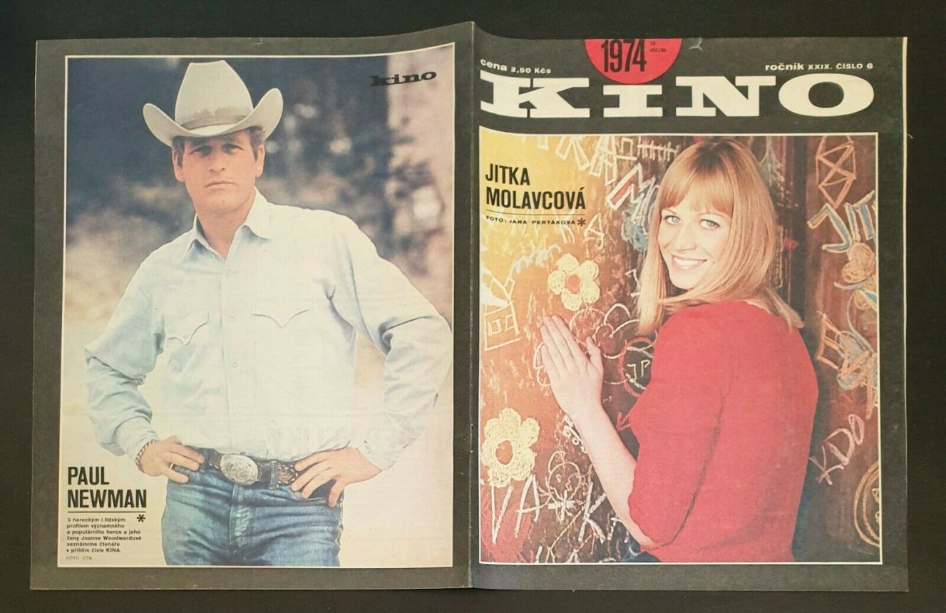 KINO (Czech) magazine side cover Issue 6   1974