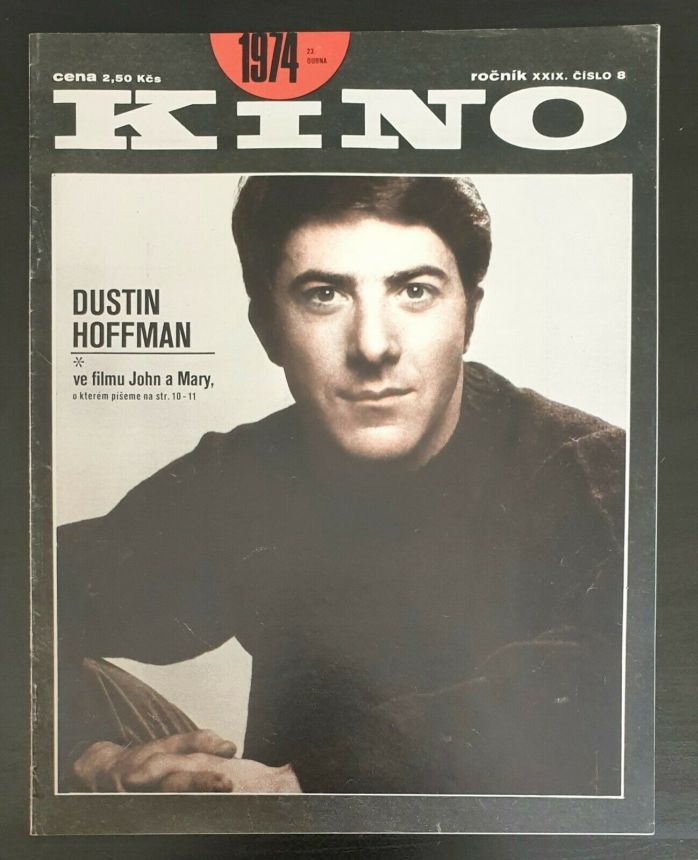 KINO (Czech) magazine side cover Issue 8   1974