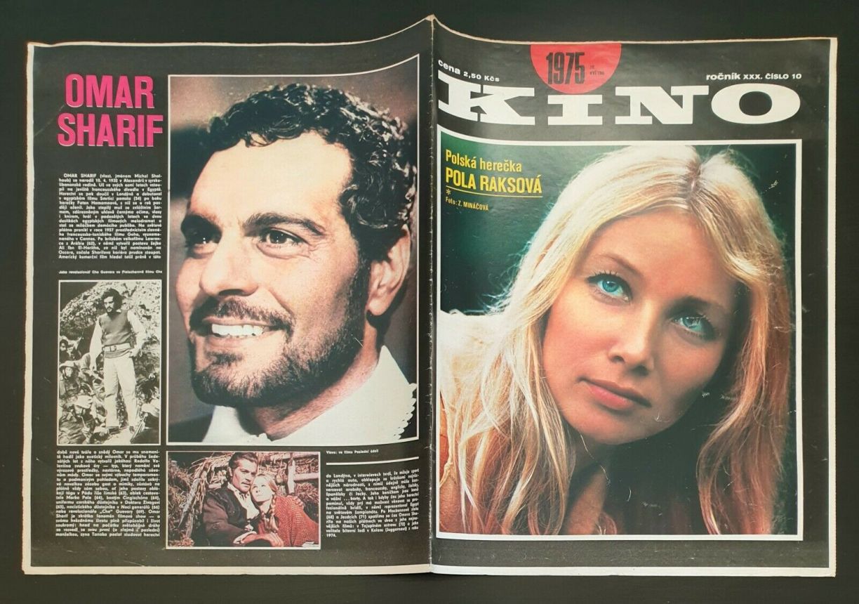 KINO (Czech) magazine side cover Issue 10   1975