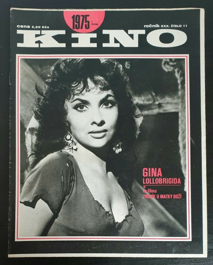 KINO (Czech) magazine side cover Issue 11   1975