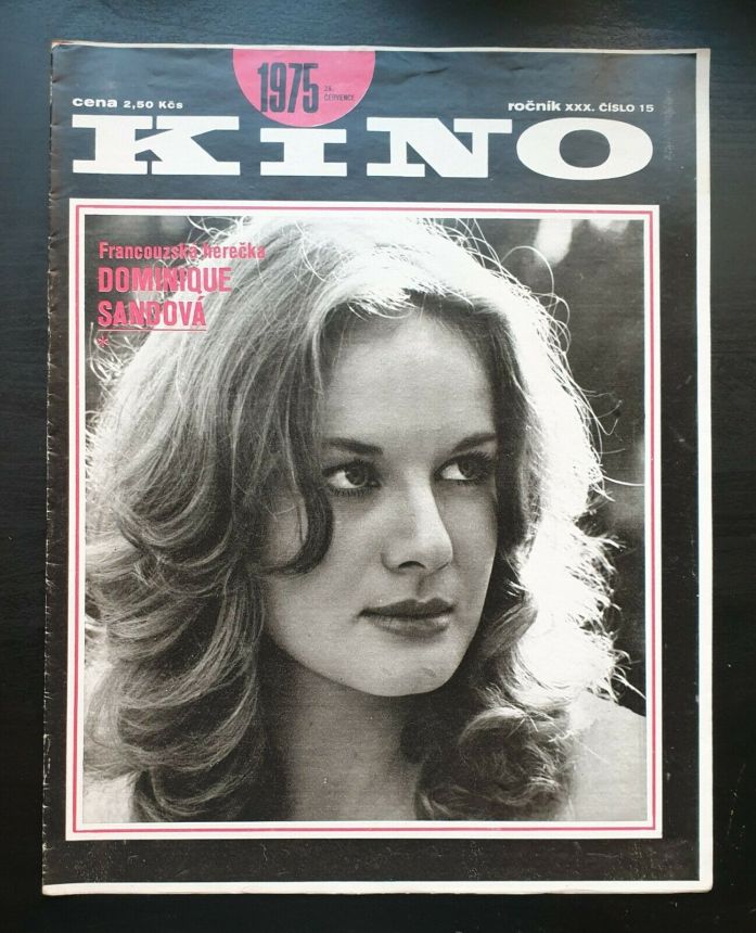 KINO (Czech) magazine side cover Issue 15   1975