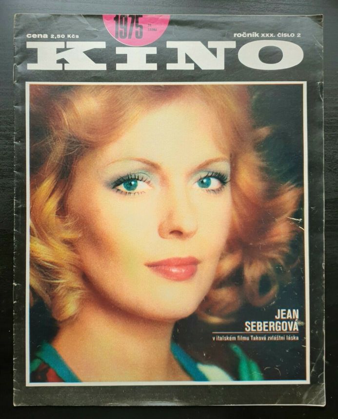 KINO (Czech) magazine side cover Issue 2   1975