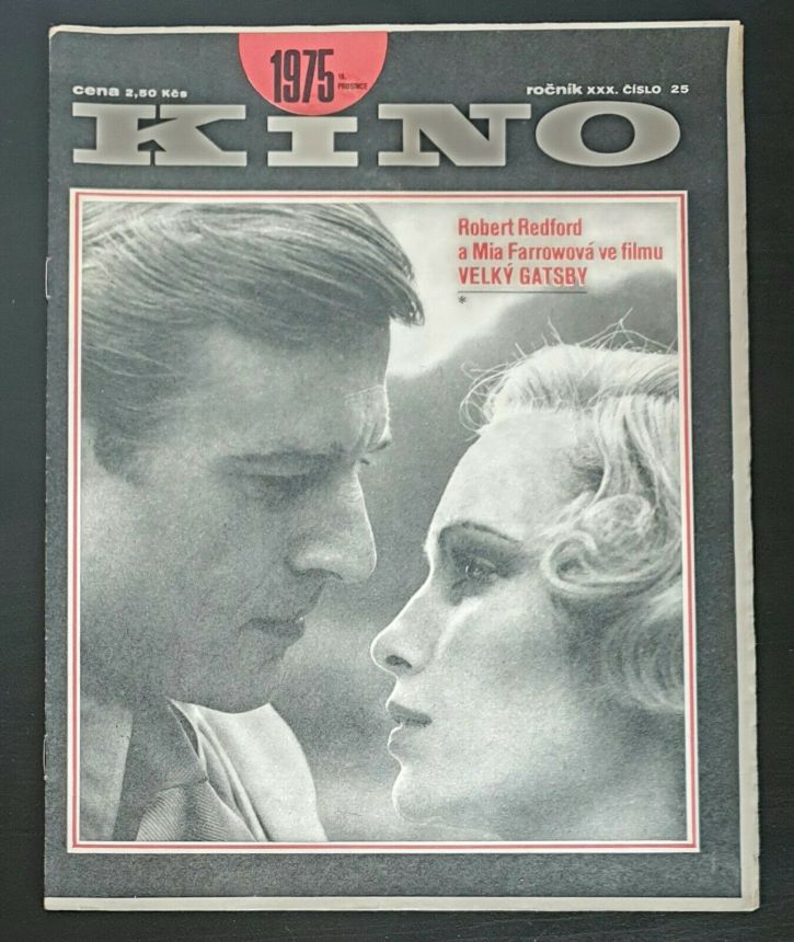 KINO (Czech) magazine side cover Issue 25   1975