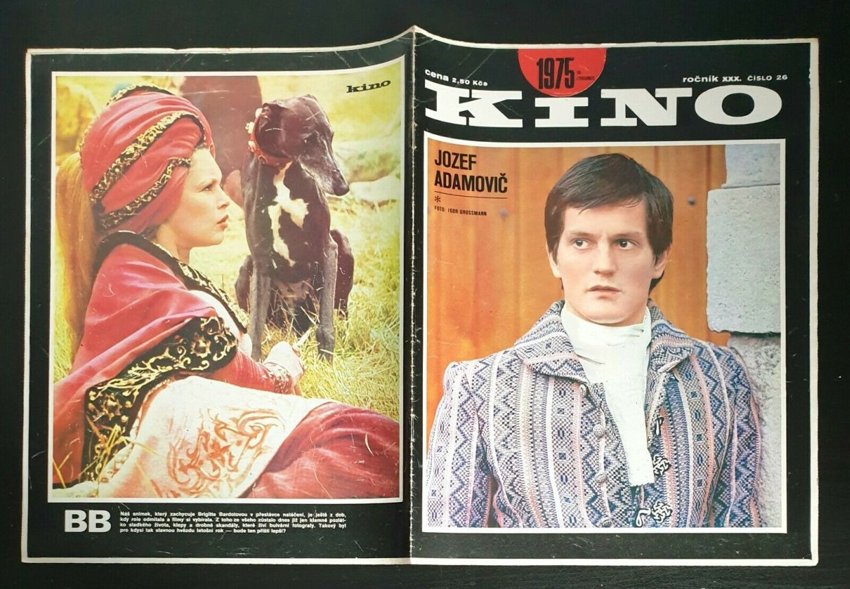 KINO (Czech) magazine side cover Issue 26   1975