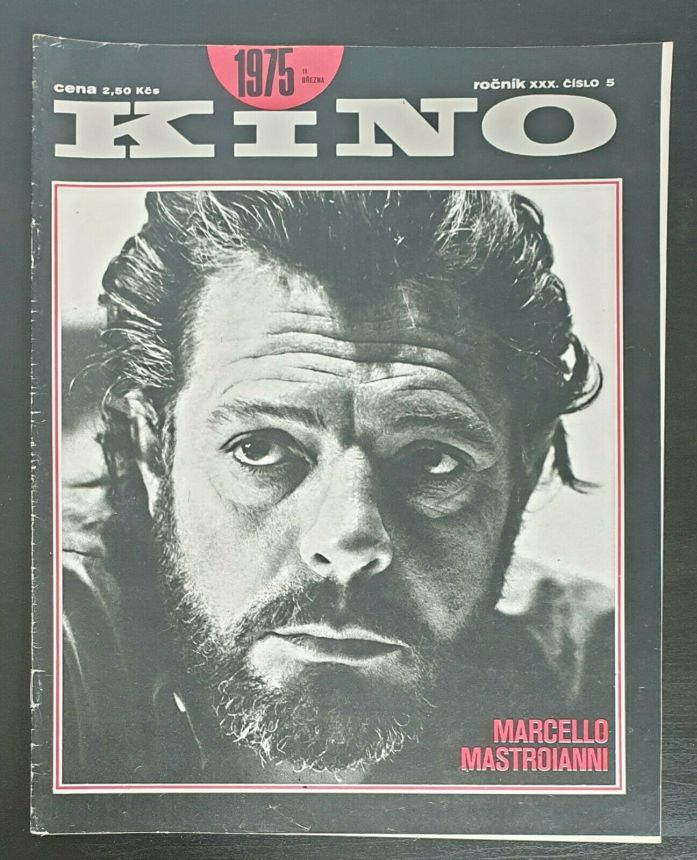 KINO (Czech) magazine side cover Issue 5   1975