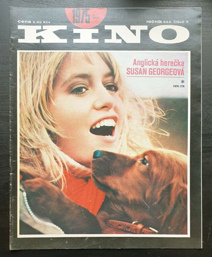 KINO (Czech) magazine side cover Issue 6   1975