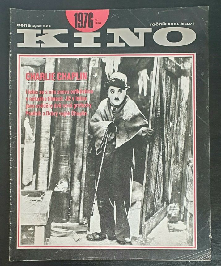 KINO (Czech) magazine side cover Issue 1   1976