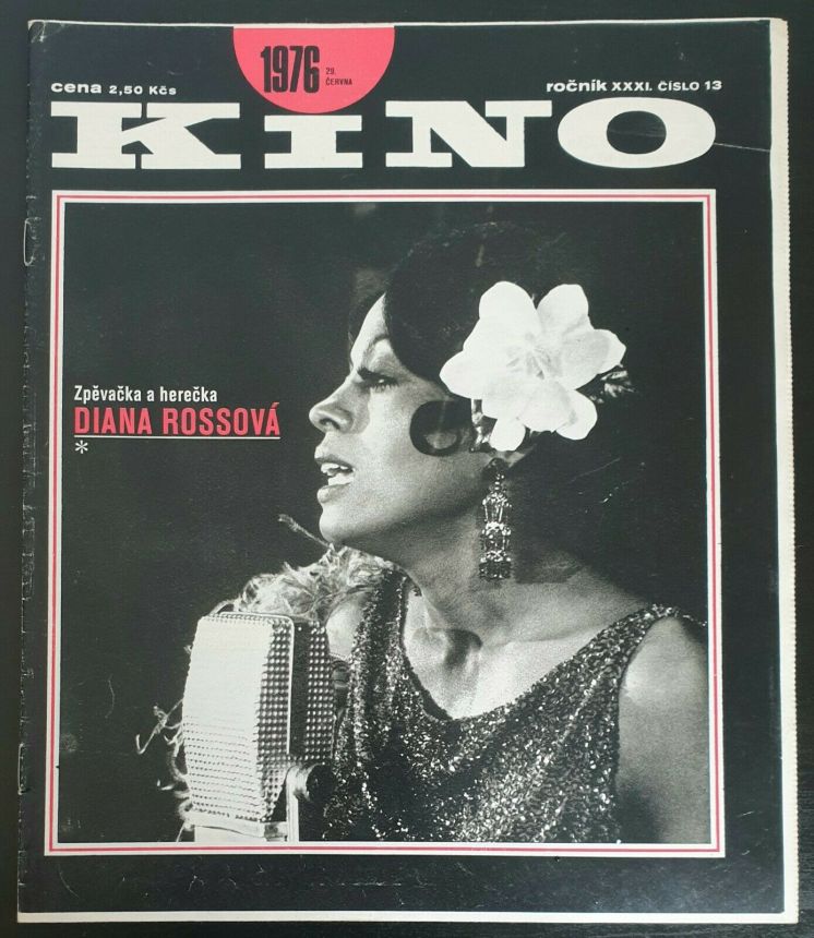 KINO (Czech) magazine side cover Issue 13   1976