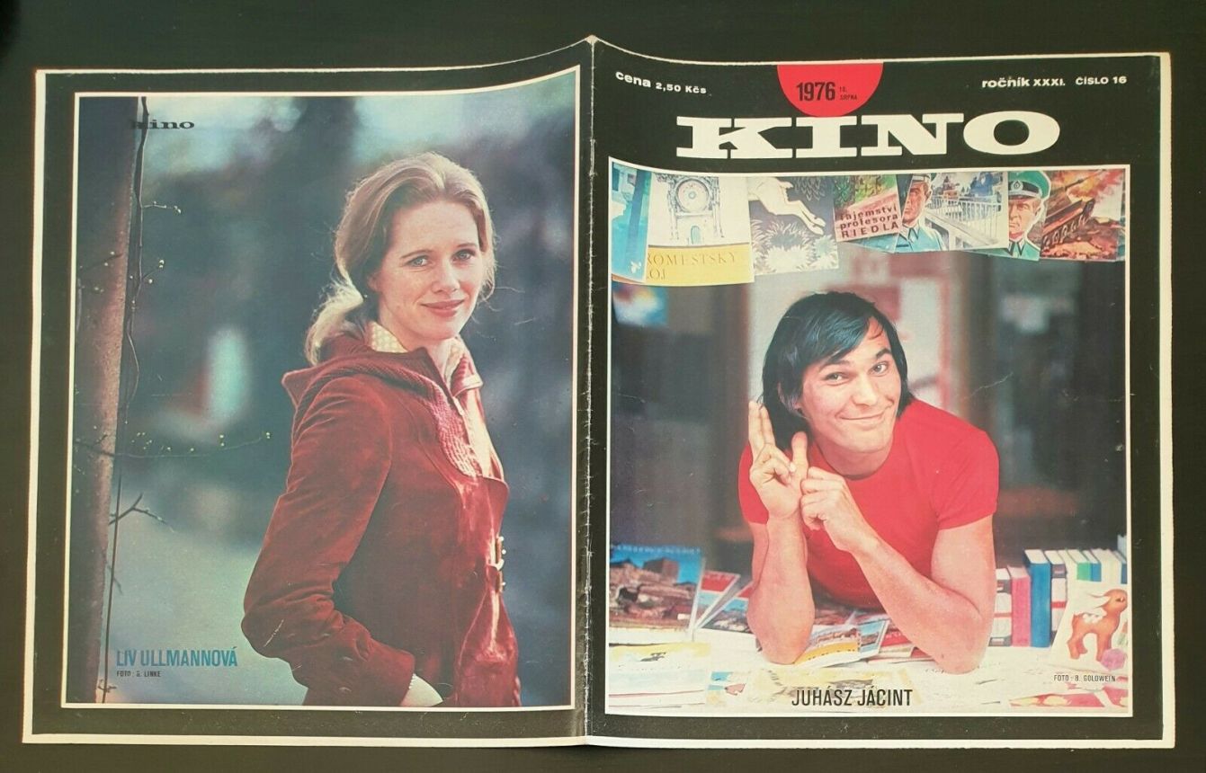 KINO (Czech) magazine side cover Issue 16   1976