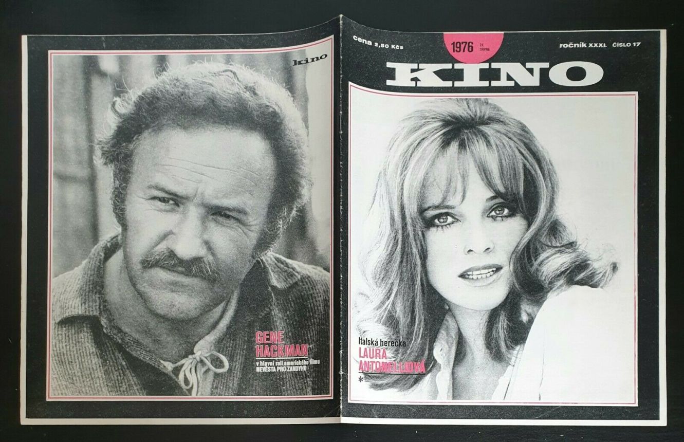 KINO (Czech) magazine side cover Issue 17   1976