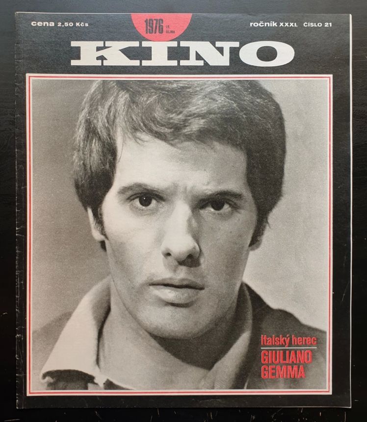 KINO (Czech) magazine side cover Issue 21   1976